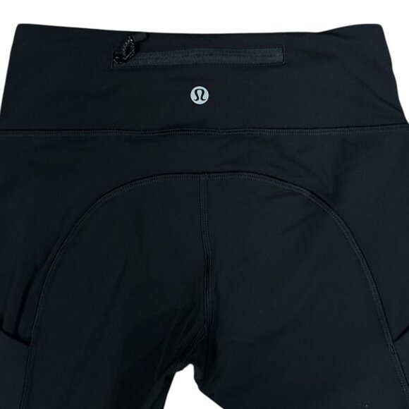 Lululemon Womens Size 2 INVIGORATE Black Full-Length Leggings Zipper Pocket - Picture 6 of 10